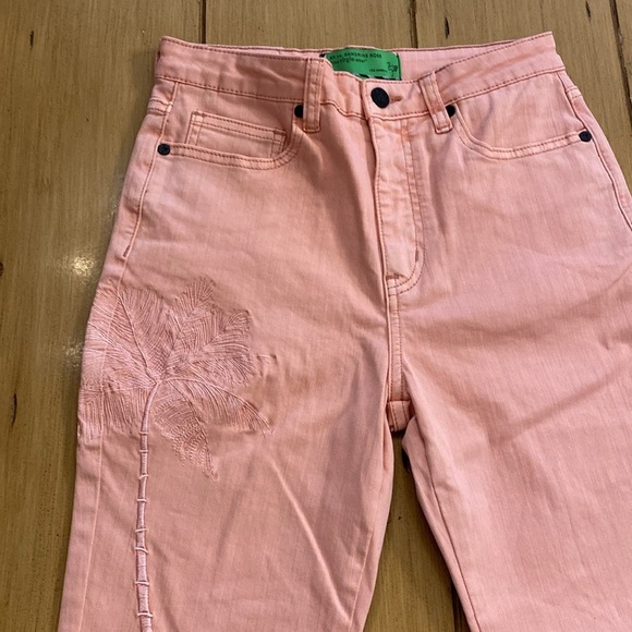 Free People Sandrine Rose Womens Embroidered Jeans Ankle New 29 virgin l… - Picture 15 of 15